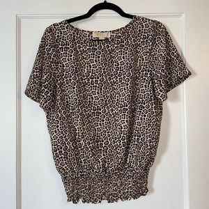 Size Medium Micheal Khors Cheetah Top.